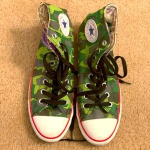 Gorillaz x Chuck Taylor All Star Hi Tops “Camo”